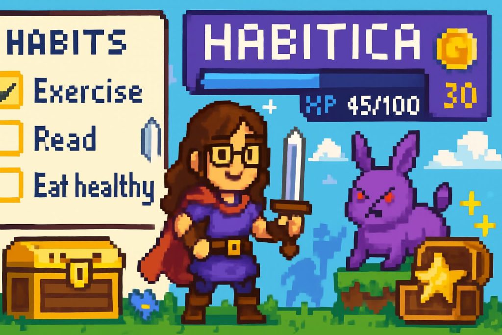 Gamify your goals: achieve more using Habitica system
